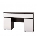 Стол туалетный Ким, Белый глянец холодный, Венге