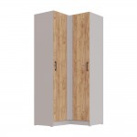 Шкаф угловой Вегас, Кашемир, Дуб крафт золотой