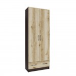 Шкаф двухстворчатый Денвер, Венге, Дуб Делано