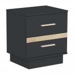 Тумба прикроватная Анона, антрацит