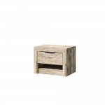 Тумба прикроватная Ривьера (2 шт.), Дуб Юкон, Бетон темный
