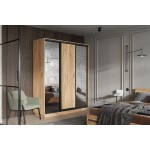 Шкаф-купе Тринити NEW 1800, Каркас Дуб Крафт