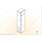 Пенал с ящиками Лозанна ПЯ