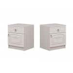 Александрина Тумбы (Белый глянец холодный, белый)