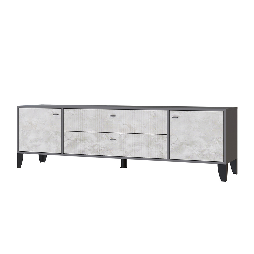 Тумба под телевизор Парус-10, Графит, Мальта