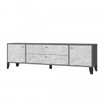 Тумба под телевизор Парус-10, Графит, Мальта