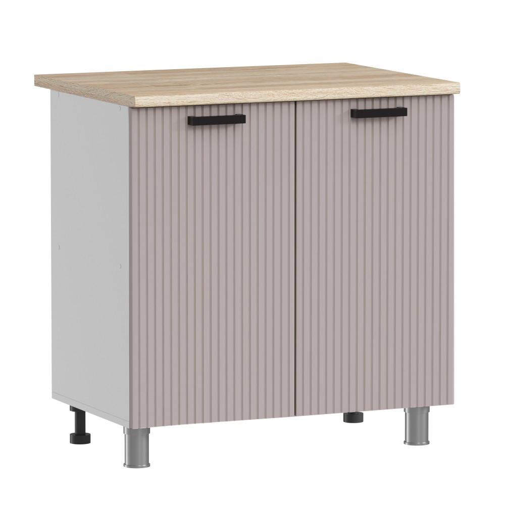 МК Аленушка Н 800 Лотос Кашемир,скоба антрацит (без столешницы)