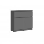 Комод Челси 800 (1 ящик 2 двери), Графит