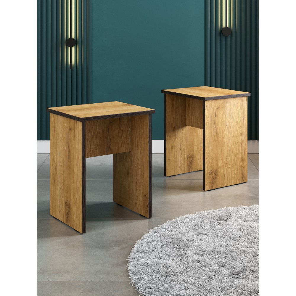 Табурет №4 (2 шт.), Дуб Золотой