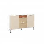 Комод Марвэл 16.234.02, Белый, Сатин, Плэйн, Безмолвная пустыня