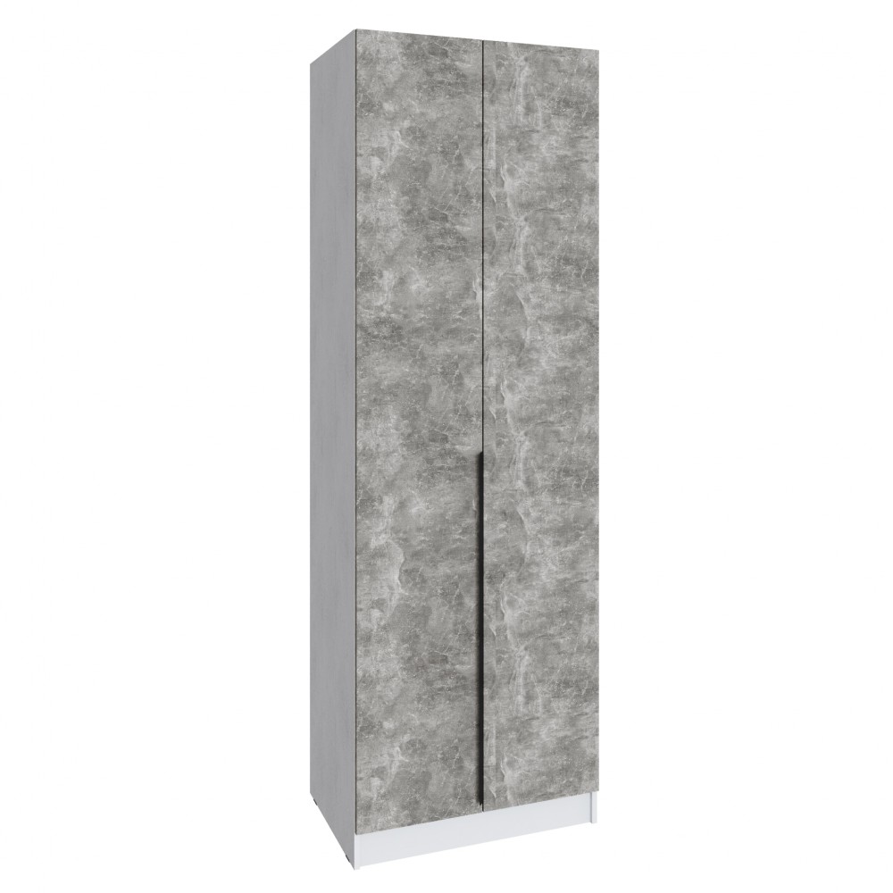 Шкаф Мадрид (0,75) без зеркала белый/ателье светлое