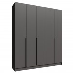 Шкаф Мадрид (2,0) без зеркала графит серый
