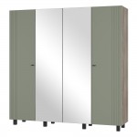 Шкаф четырехстворчатый Олива ШК-13, Дуб каньон/MF12