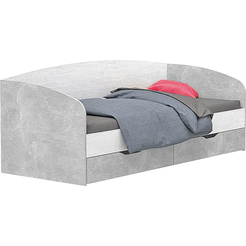 Микс №16 Кровать 0,9 с ящиками (с основанием)