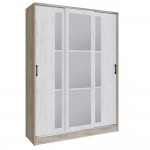 Шкаф-купе Стиль-2 160, Дуб крафт серый,Дуб крафт белый