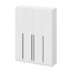 Шкаф распашной Берген ШК-1600, Серый графит