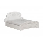 Александрина Кровать 1,6м (Белый глянец холодный, белый)