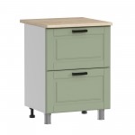 МК Аленушка Н2Я 600 Астра Фисташка,скоба черный (без столешницы)