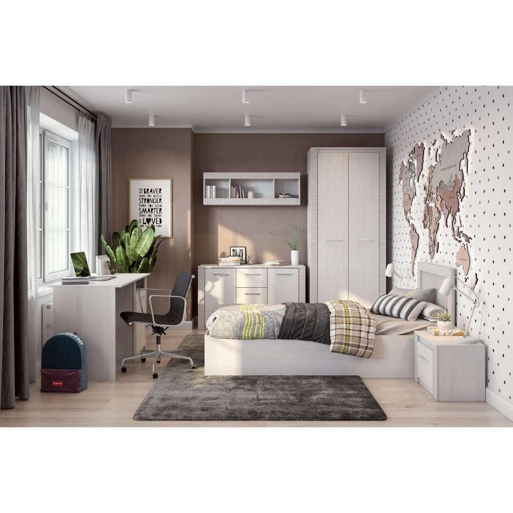 Кровать с основанием из ЛДСП 90*200 "Гамма 20"