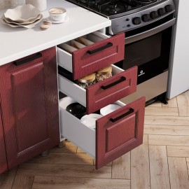 Кухня 2,0 м Эврика фрезеровка Санторини