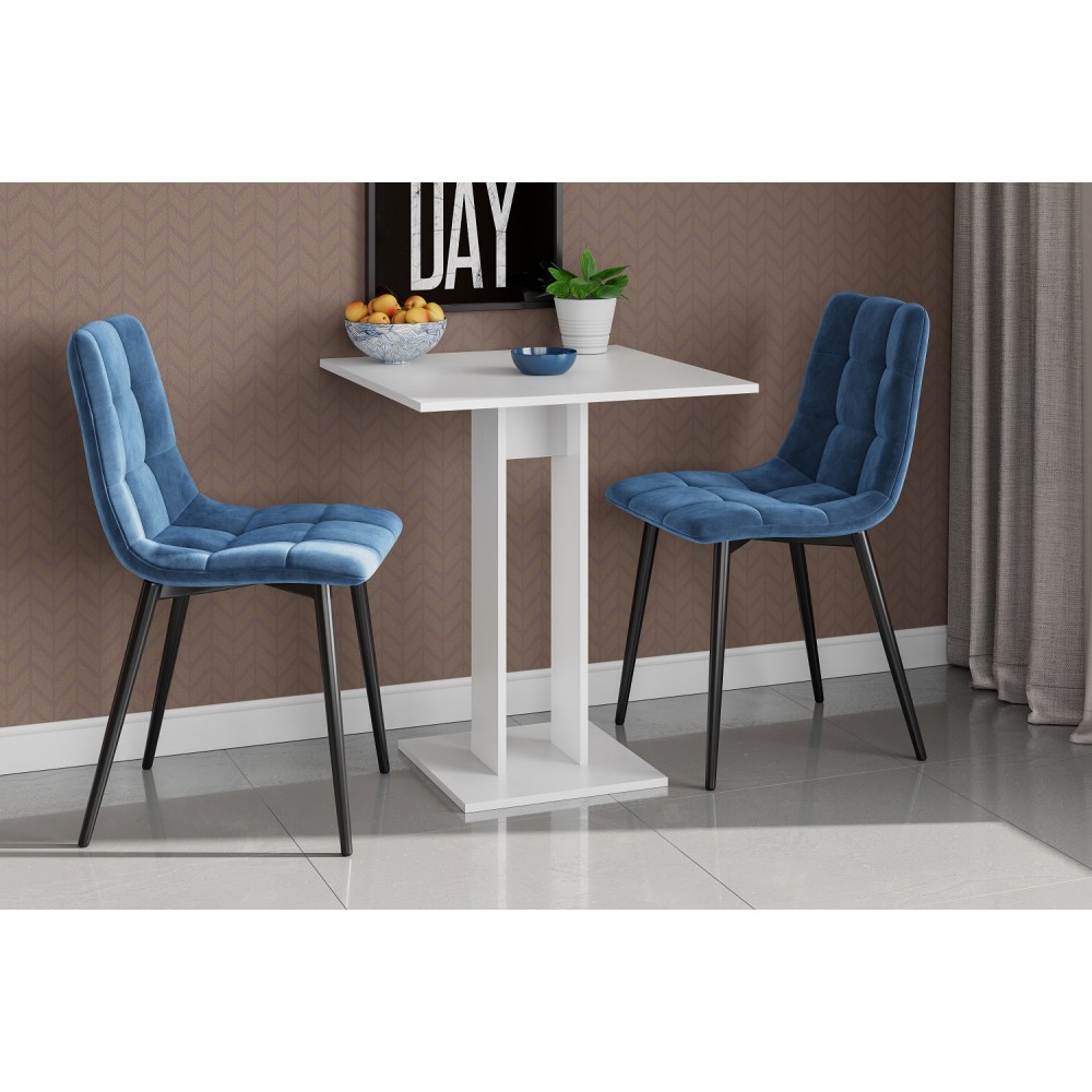 Стол обеденный СО 7, Белый текстурный