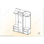 Прихожая Классика модуль М-1