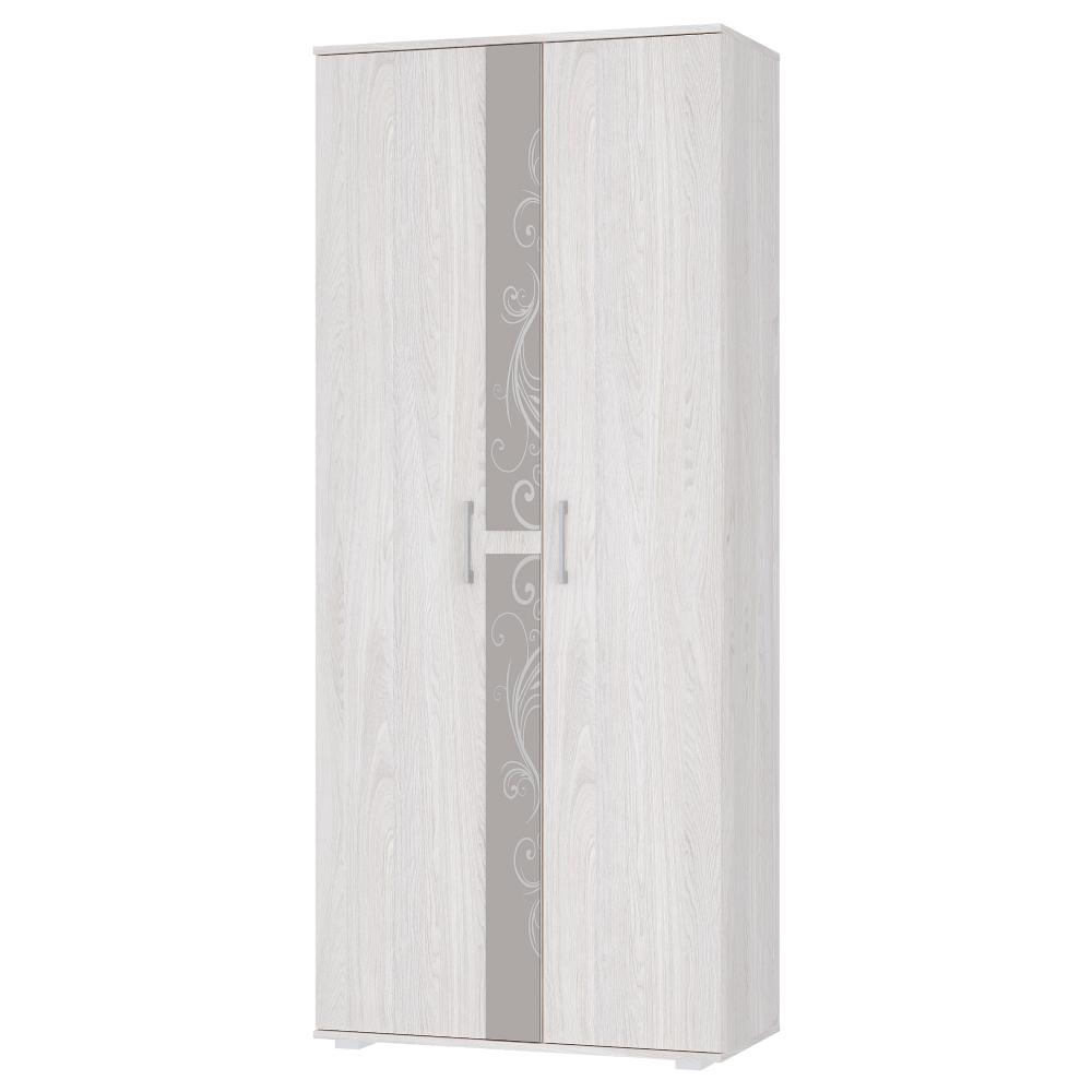 Шкаф двухстворчатый Флоренция, Ясень белый