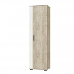 Шкаф платяной Оскар-18, Дуб крафт серый, Дуб крафт белый