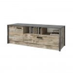 Тумба для ТВ Амели, Дуб Юкон, Бетон темный