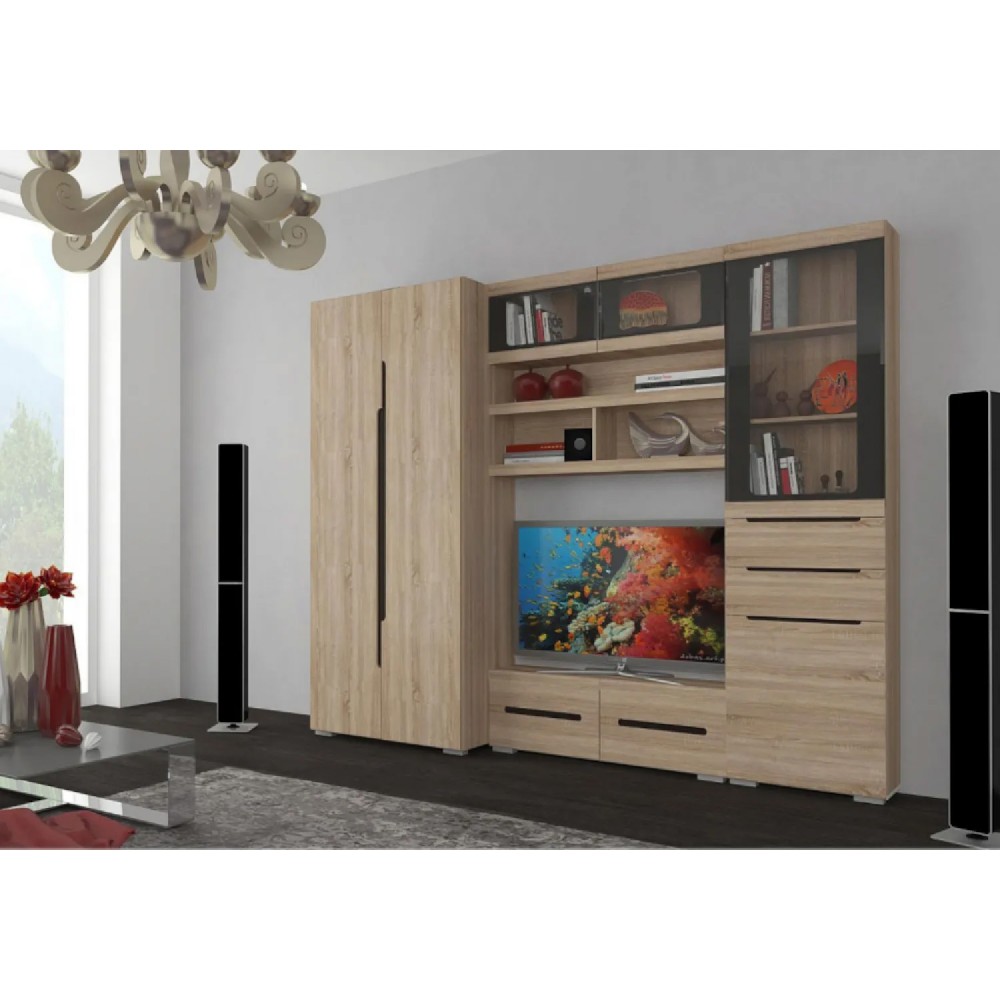 Гостиная Эколь Вариант №1, Дуб сонома