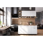 Готовая кухня Вика 1,6 м, Крафт, белый
