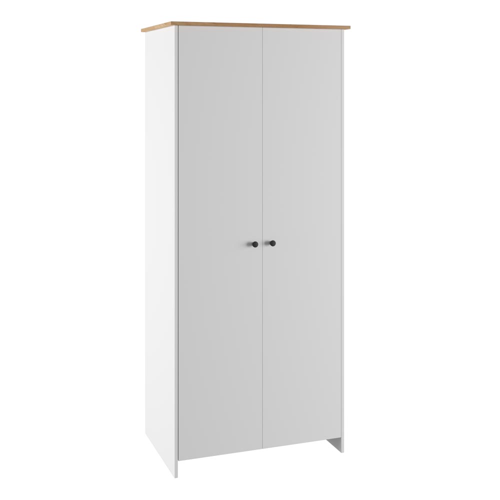 Шкаф двухстворчатый Теодора, Белый