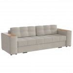 Диван раскладной Нави, бежевый/мдф дуб канадский