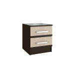 Тумба прикроватная Сакура (1 шт.), Дуб беленый, Венге