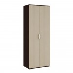 Шкаф двухстворчатый Виста, Дуб беленый, Венге