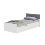 Кровать без основания 0,9 м "Фьюжн" Белый