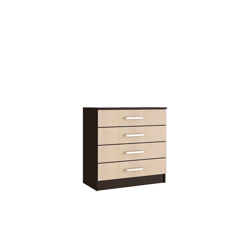 Комод Фиеста (800), Дуб беленый, Венге