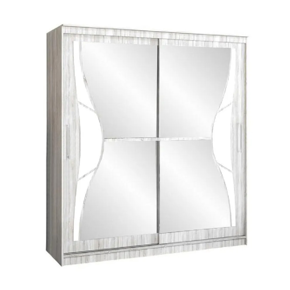 Шкаф-купе Элегант №1 2,0 м, Сандал светлый