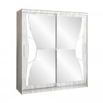 Шкаф-купе Элегант №1 2,0 м, Сандал светлый