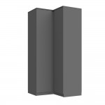 Шкаф угловой прямой Челси, Графит