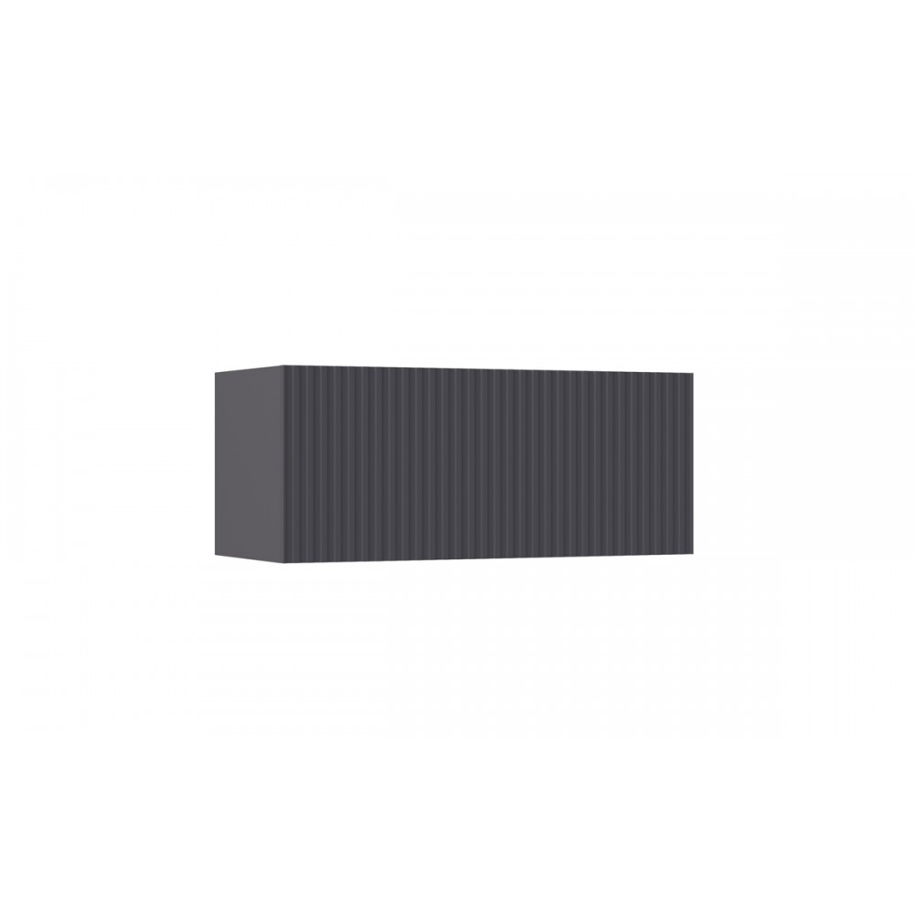 Тумба навесная №1 Оливия, Графит, Графит Софт
