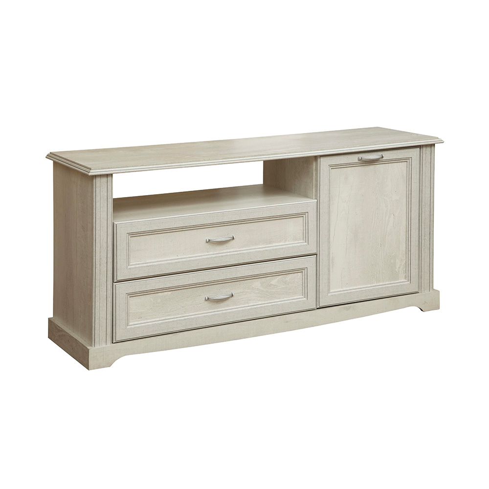 Тумба для ТВ Сохо 32.16, Бетон пайн белый