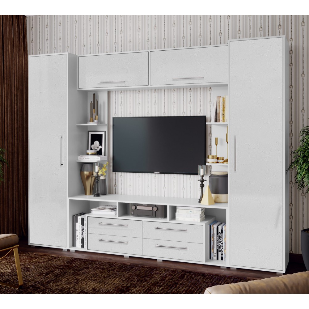 Гостиная Гармония, Пластер бьянко, Белый