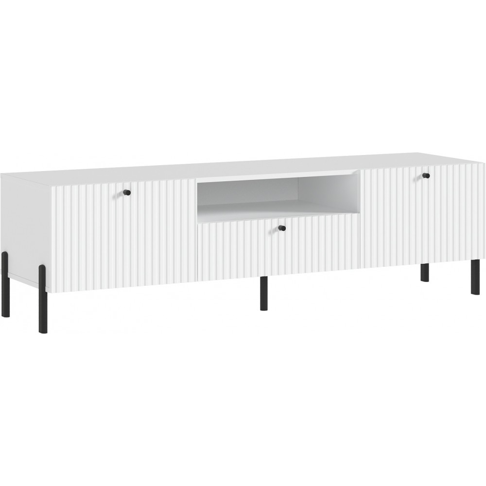 Тумба ТВ Оливия (малая) (металл), Белый, Шарли Белый