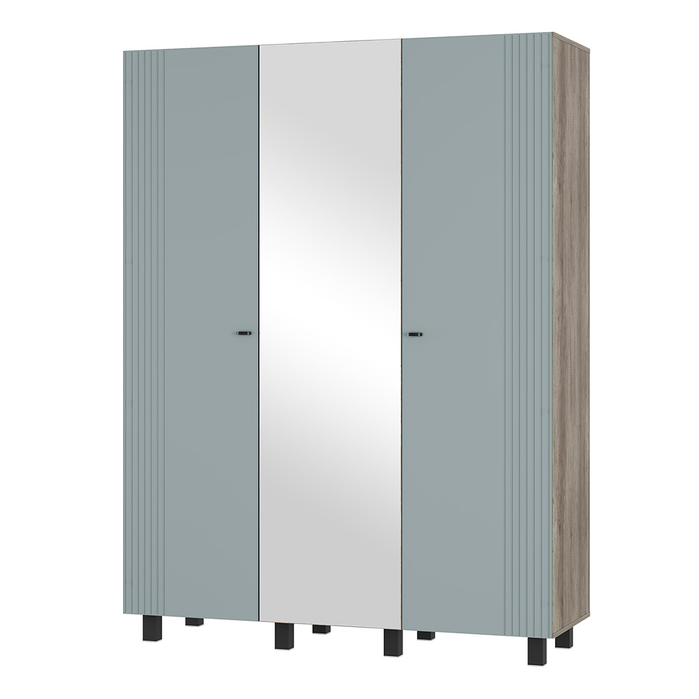 Шкаф трехстворчатый Олива ШК-08, Дуб каньон/MF11