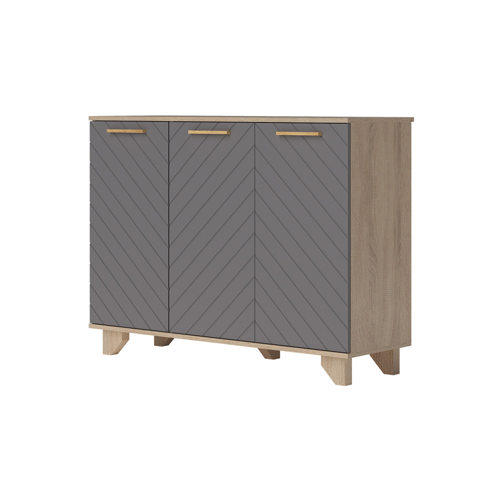 Ньёрд Комод 1200 Дуб Сонома/Черника