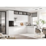 Кухня Оливия NEW 3,0х1,8м, Шарли Белый,Белый