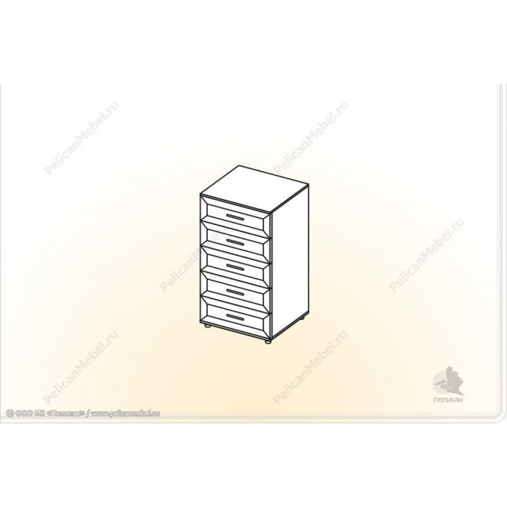 Комод Классика КМ-0,6