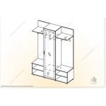 Прихожая Классика модуль М-1