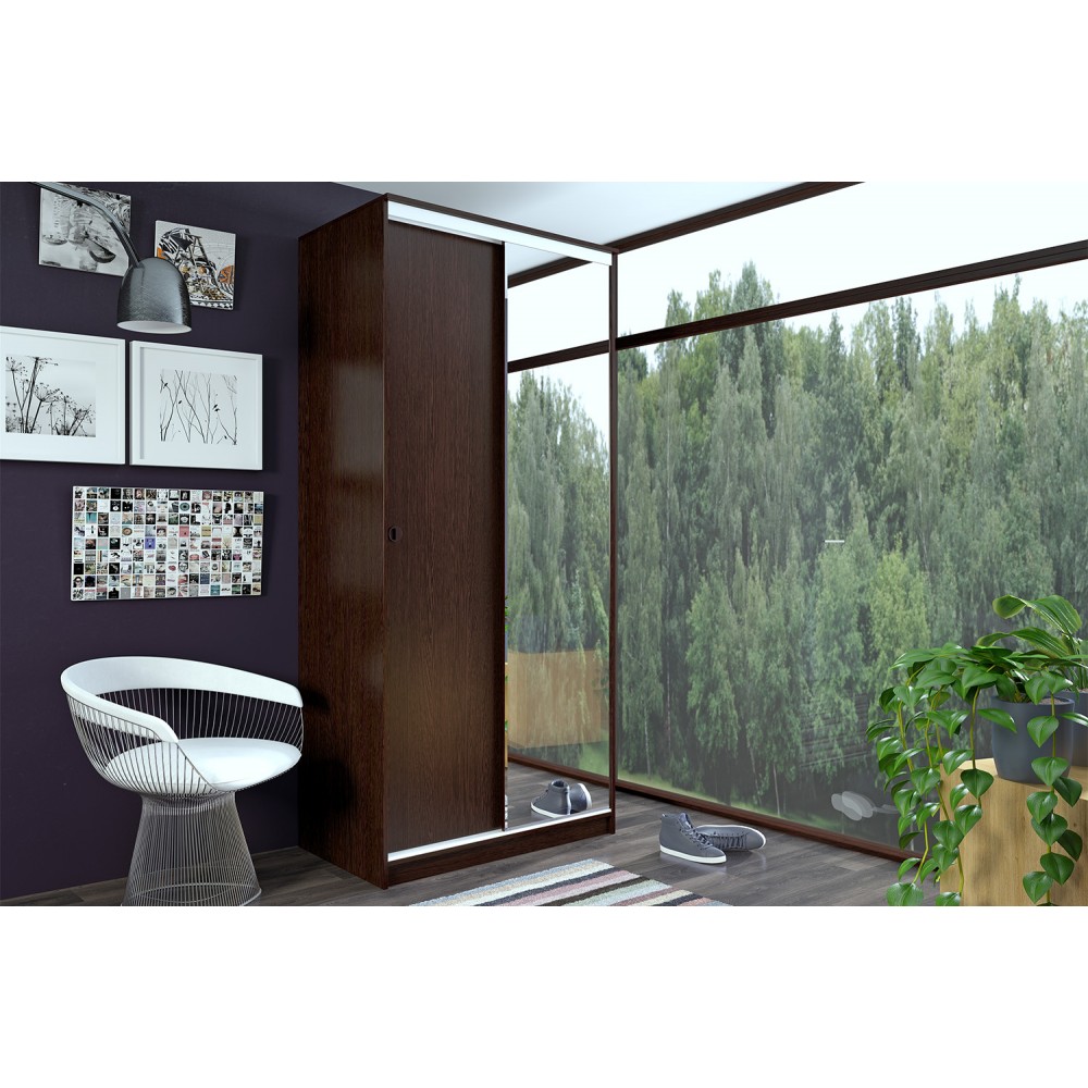 Шкаф-купе Альянс 1,0 м, Венге